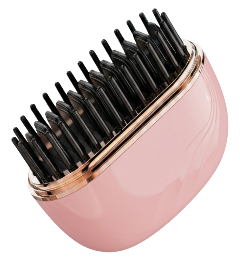 Mini Cordless Hair Straightener Brush